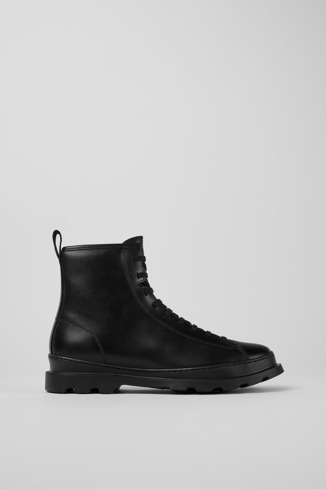Side view of Brutus Medium lace boot for men