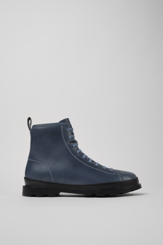 Side view of Brutus Medium lace boot for men