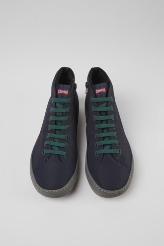 Alternative image of K300270-008 - Peu Touring - Blue textile ankle boots for men