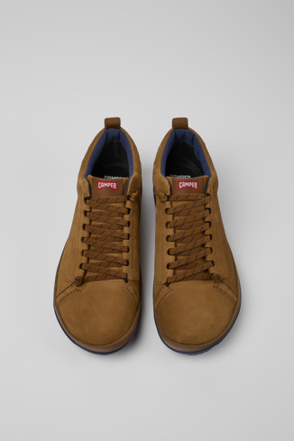 Alternative image of K300285-028 - Peu Pista GORE-TEX - Brown nubuck shoes for men