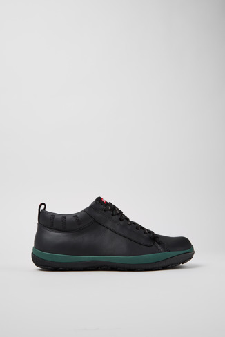 Peu Pista GM - GORE-TEX Zwarte leren enkelboot voor heren.