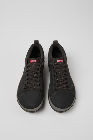 Peu Pista GM Grijze nubuck enkelboots voor heren.