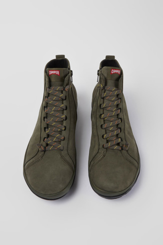 Alternative image of K300287-015 - Peu Pista GORE-TEX - Green nubuck ankle boots for men