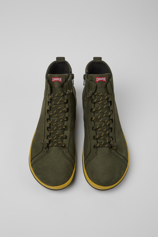 Alternative image of K300287-019 - Peu Pista GORE-TEX - Green nubuck ankle boots for men