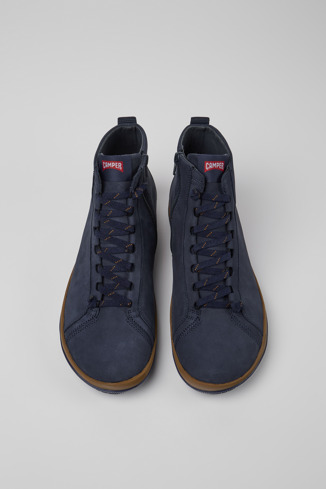 Alternative image of K300287-020 - Peu Pista GORE-TEX - Blue nubuck ankle boots for men