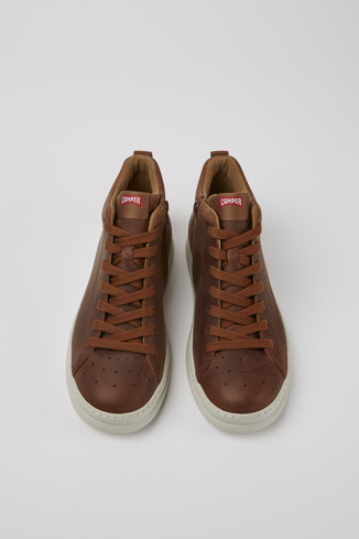 Alternative image of K300347-009 - Runner - Brown leather sneakers for men
