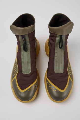 Alternative image of K300372-004 - CRCLR GORE-TEX - Breathable men's brown and yello ankle boots