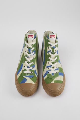 Alternative image of K300379-023 - Camaleon - Multicolored organic cotton sneakers for men
