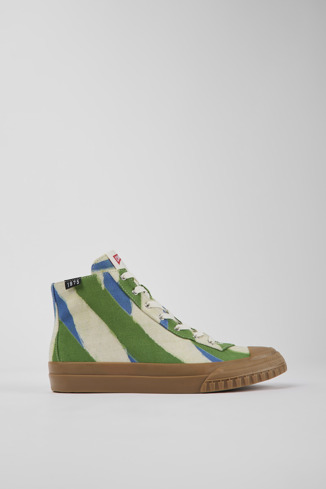K300379-023 - Camper x EFI - Multicolored organic cotton sneakers for men