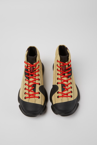 Alternative image of K300397-004 - Karst - Beige suede ankle boots for men