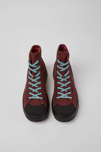 Alternative image of K300398-002 - Teix - Weinroter Stiefel aus Gummi und BCI-Baumwolle