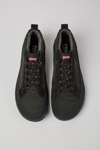 Alternative image of K300417-001 - Peu Pista MICHELIN - Chaussures noires en nubuck et textile recyclé