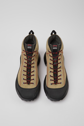 Alternative image of K300431-002 - CRCLR GORE-TEX - Beige nubuck and textile ankle boots for men