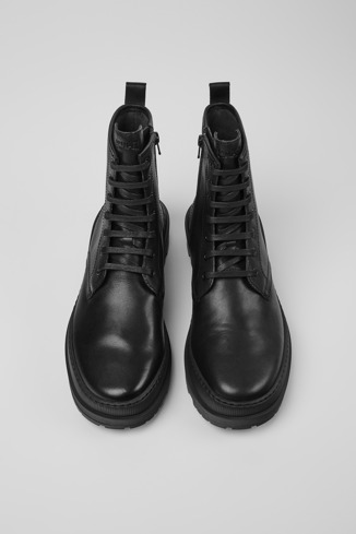 Alternative image of K300433-001 - Brutus Trek MICHELIN - Black leather ankle boots for men