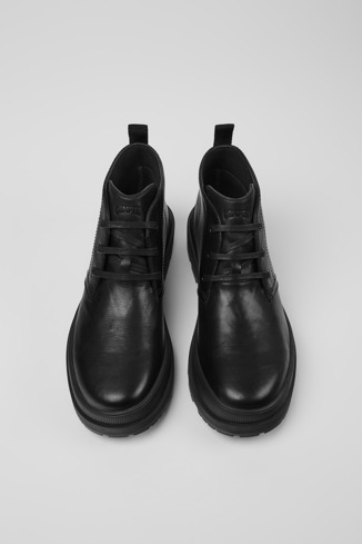 Alternative image of K300437-001 - Brutus Trek GORE-TEX - Black leather ankle boots for men