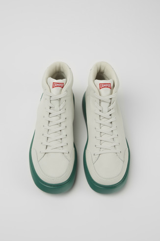 Alternative image of K300438-003 - Runner K21 - White non-dyed leather sneakers for men