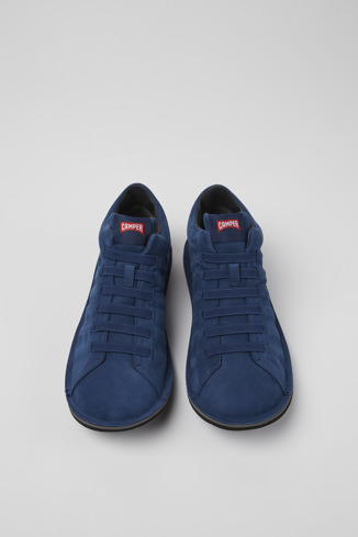 Beetle HYDROSHIELD® Mavi Renkli Nubuk Spor Ayakkabı modelin üstten görünümü