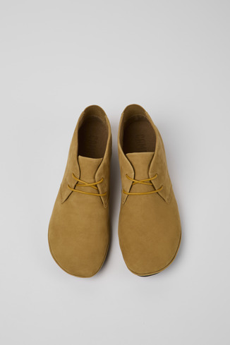 Alternative image of K400221-029 - Right - Desert boots en nubuck marron pour femme