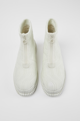 Alternative image of K400356-011 - Pix TENCEL - White zip boots for women