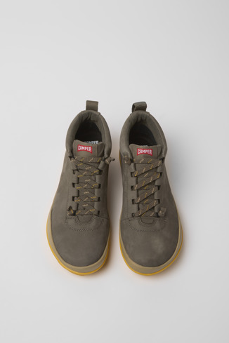 Alternative image of K400481-015 - Peu Pista GORE-TEX - Sneakers marrón grisáceo de piel para mujer