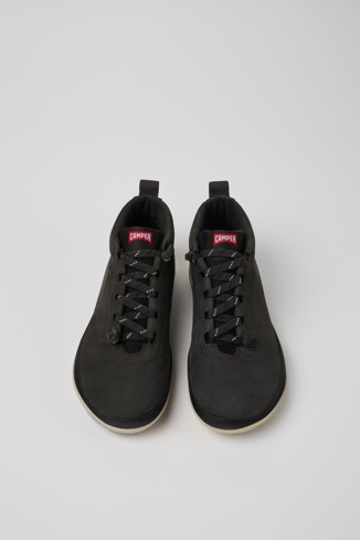 Peu Pista Bottines grises en nubuck et textile pour femme