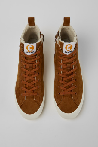 Alternative image of K400542-009 - Imar - Brown nubuck ankle boots