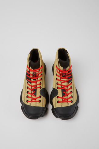 Alternative image of K400568-004 - Karst - Beige suede ankle boots for women