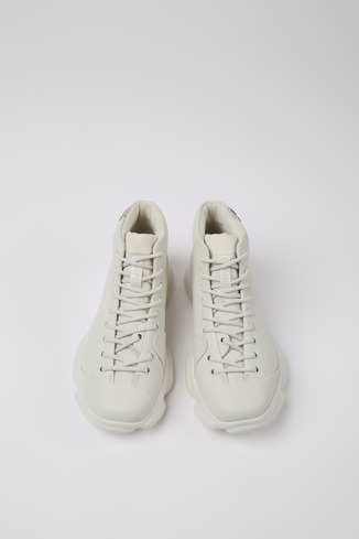 Alternative image of K400568-011 - Karst - Sneakers blancas de piel sin teñir para mujer