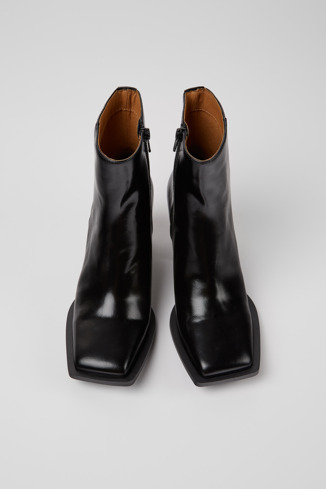 Alternative image of K400581-001 - Karole - Black leather boots for women