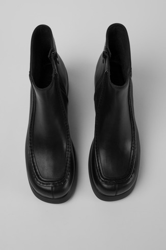Alternative image of K400588-004 - Kaah - Bottes en cuir noir pour femme