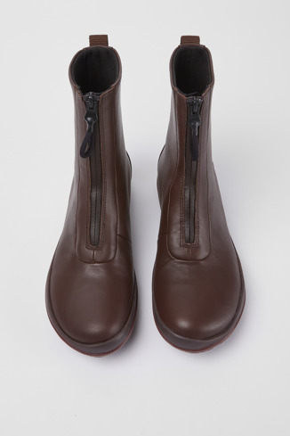 Alternative image of K400595-002 - Peu Pista GORE-TEX - Brown leather zip boots
