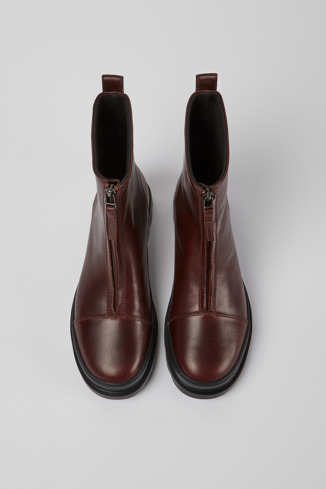 Alternative image of K400600-002 - Brutus - Burgundy zip boots