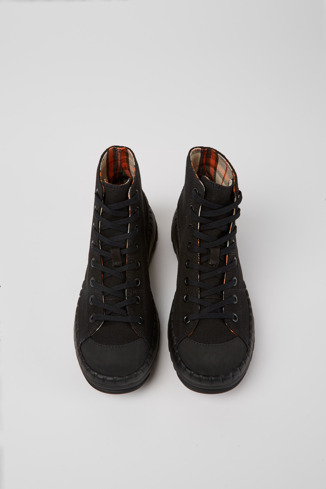Alternative image of K400608-001 - Teix - Black rubber and BCI cotton boots