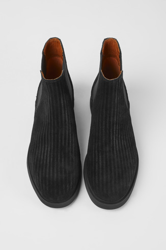 Alternative image of K400610-001 - Iman - Black nubuck ankle boots