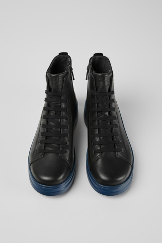 Alternative image of K400613-001 - Runner Up - Black leather ankle boots