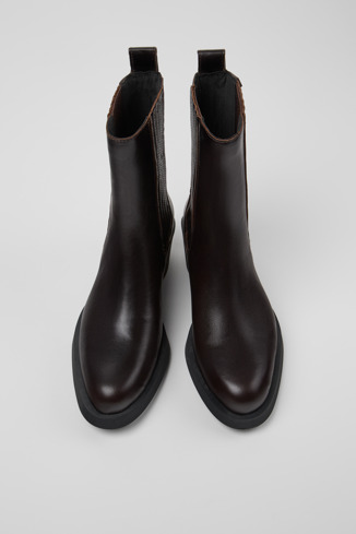 Bonnie <b>Bottes en cuir marron pour femme</b>