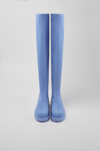 Alternative image of K400641-002 - Milah TENCEL - Botas de cano alto em Lyocell TENCEL™ azuis para mulher