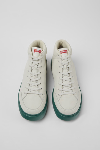Alternative image of K400648-003 - Runner K21 - White non-dyed leather sneakers for women