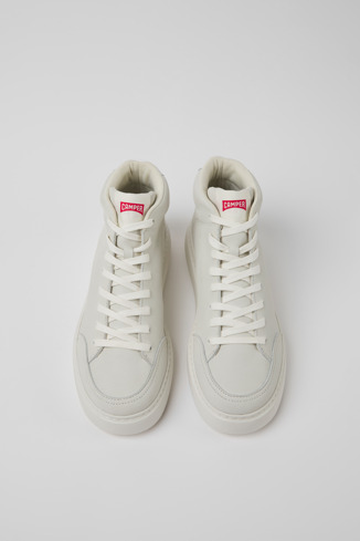 Alternative image of K400648-006 - Runner K21 - White non-dyed leather sneakers for women
