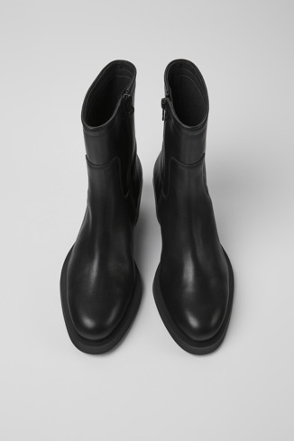 Alternative image of K400663-006 - Bonnie - Botas em couro pretas para mulher
