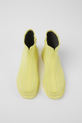 Alternative image of K400674-002 - Pix TENCEL - Yellow TENCEL™ Lyocell ankle boots for women