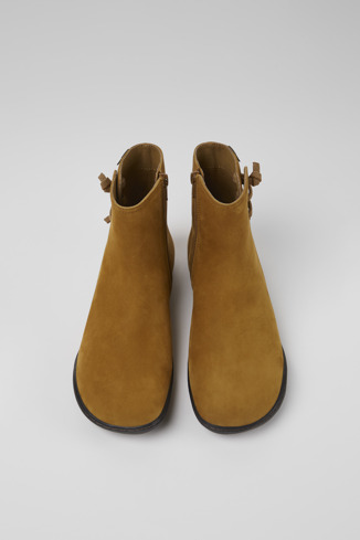 Alternative image of K400676-002 - Peu - Light brown nubuck ankle boots for women