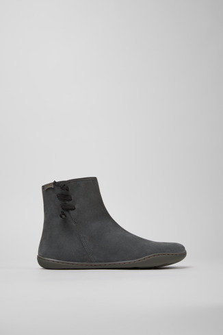 ショートブーツ・ブーティ CAMPER Woman Flat ankle boots Grey K400509-010 PEU Peu Grey Ankle Boots for Women - Spring/Summer collection