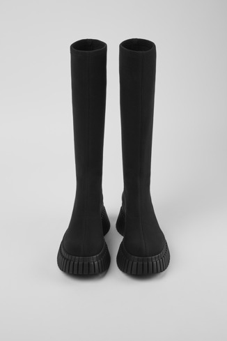 Alternative image of K400689-001 - BCN - Bottes en tissu noir pour femme