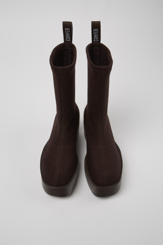 Billie TENCEL® Botas em têxtil castanhas para mulher