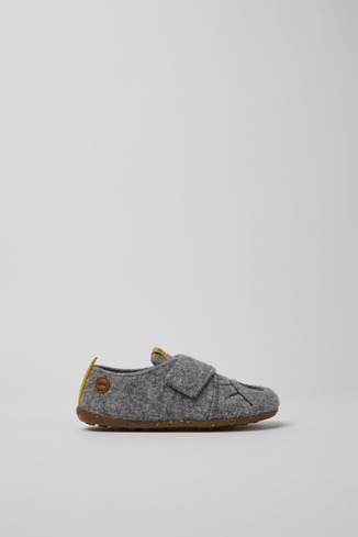 Alternative image of K800224-004 - Twins - Gray natural wool slippers