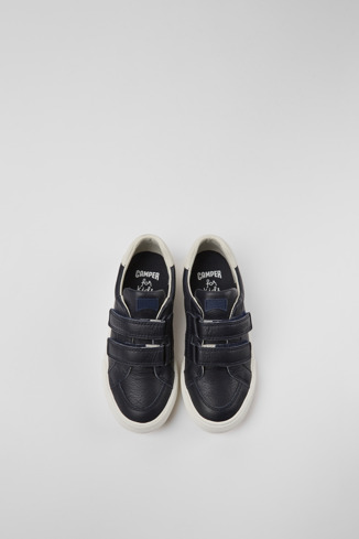 Alternative image of K800336-013 - Pursuit - Dark blue and white sneakers for kids