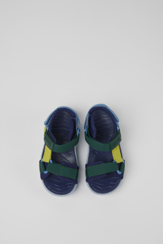 Alternative image of K800360-012 - Wous - Sandálias em têxtil multicoloridas para criança