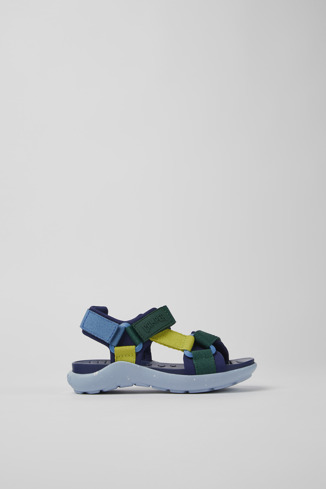 K800360-012 - Wous - Sandálias em têxtil multicoloridas para criança
