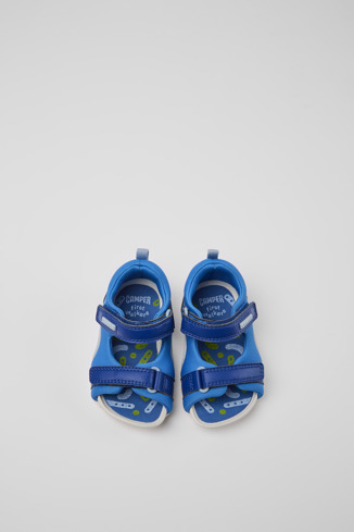 Alternative image of K800368-007 - Ous - Blue sandals for kids